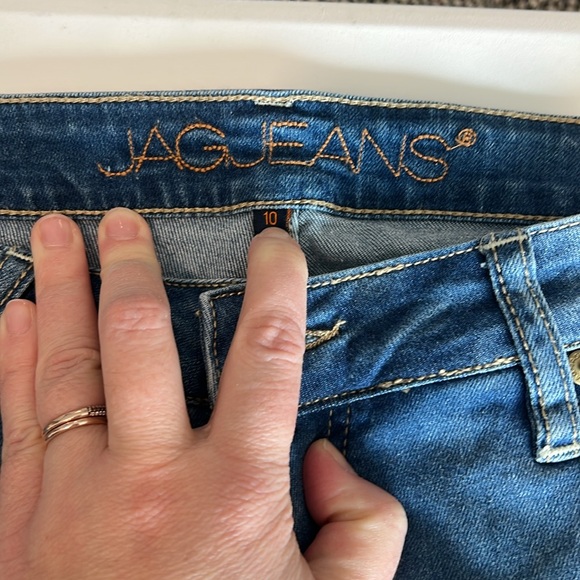 Jag Jeans - 10, relaxed boyfriend, deconstructed jeans, patchwork‎ - Picture 9 of 11